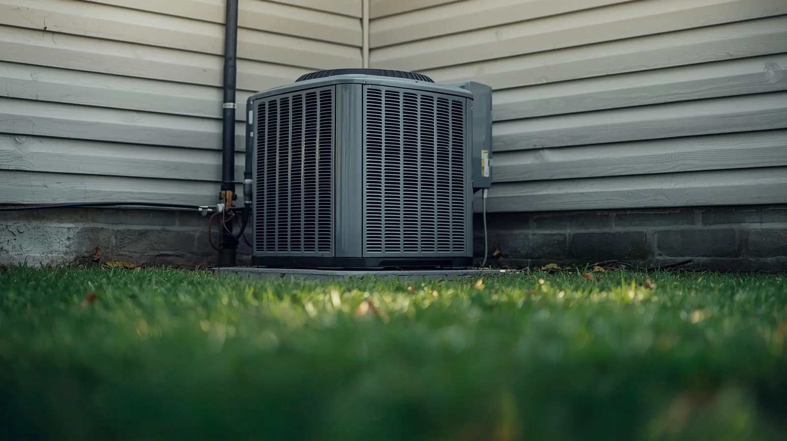Residential air conditioning system at a Perry area home